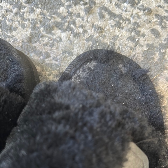 UGG Black fluff ya slippers - Picture 3 of 3